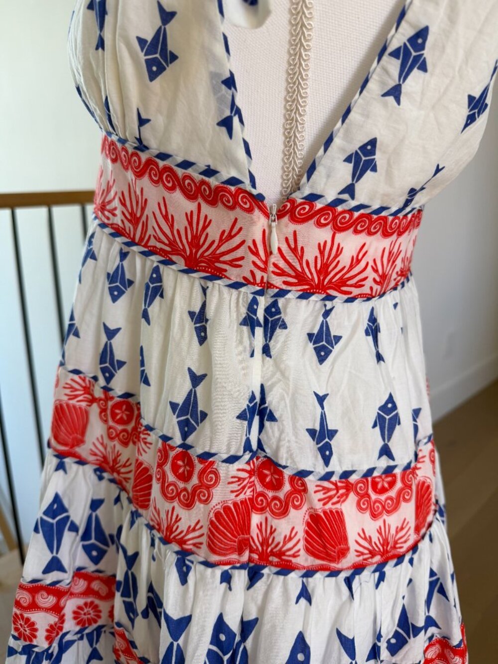 Farm Rio cotton summer mini dress print - Picture 4 of 7